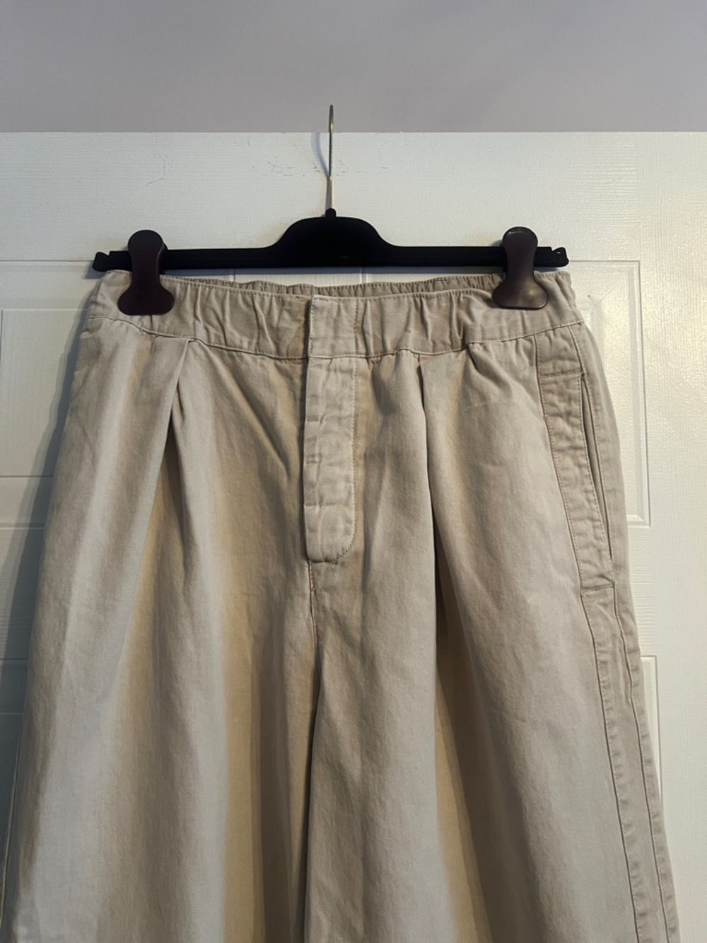 Free People After Love Cuff Pant in Sandshell Beige Small - Picture 6 of 8